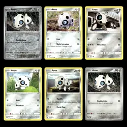 Aron Card 120.0 Scarlet Violet Series Twilight Masquerade Pokemon Cards Set - Image 1