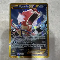 Pokemon Gyarados EX Secret Rare Full Art Holo 123/122 Breakpoint 180 HP - Image 2