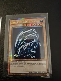 QCR Blue-Eyes White Dragon Dark Magician Quarter Century Yugioh Original Artwork - Image 4