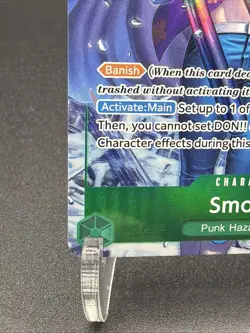 One Piece Card Game OP10-030 Smoker SR NM Alt Art Foil ENGLISH - Image 5