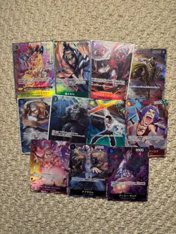 One piece TCG Japanese Alt Art Lot (11) NM - Image 1