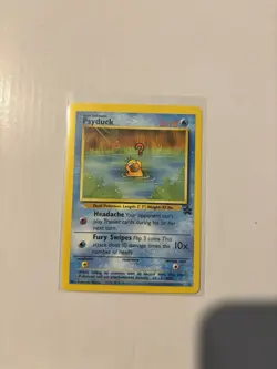 Psyduck #20 WOTC Black Star Promo Rare Pokemon Card 1999-2000 Vintage TCG NM - Image 1