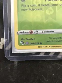Pokemon TCG Spinarak Pokemon Go Reverse Holo Card 006/078 Ditto - Image 2