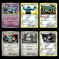 Bronzong Card  69.0 Scarlet Violet Series Temporal Forces Pokemon Cards Set TCG - Image 1