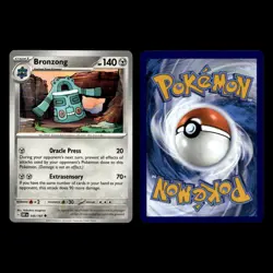 Bronzong Card  69.0 Scarlet Violet Series Temporal Forces Pokemon Cards Set TCG - Image 6
