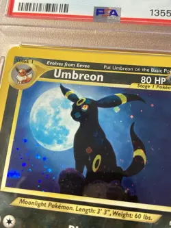 Umbreon 13/75 Neo Discovery Holo PSA 7, With Swirl And Holo Bleed On Eye & Nose! - Image 5