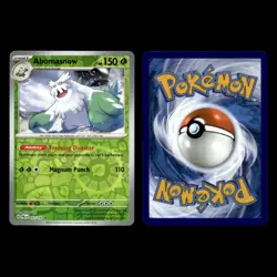 Abomasnow Card 11.0 Scarlet Violet Series Paldea Evolved Pokemon Cards Set TCG - Image 5