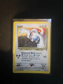 Pokemon TCG Lugia 9/111 Neo Genesis Holo Rare Unlimited English Card 2000 - Image 1