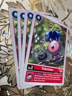 Digimon Card Game Playset Yokomon BT15-001 Exceed Apocalypse - Image 1