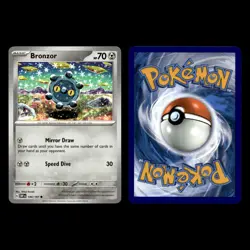 Bronzor Card 68.0 Scarlet Violet Series Temporal Forces Pokemon Cards Set TCG - Image 4