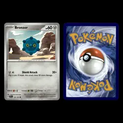 Bronzor Card 68.0 Scarlet Violet Series Temporal Forces Pokemon Cards Set TCG - Image 6