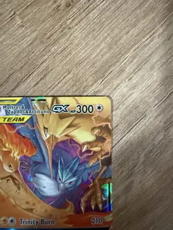 Pokemon Card - Moltres & Zapdos & Articuno GX Hidden Fates 44/68 Ultra Rare - Image 3