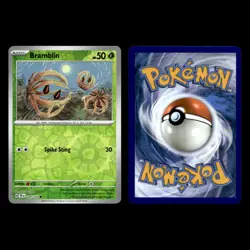 Brambleghast Card 21.0 Scarlet Violet Series Temporal Forces Pokemon Cards Set - Image 5