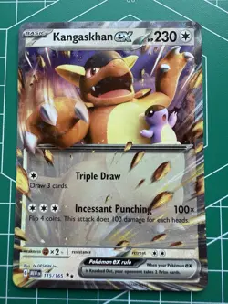 Kangaskhan ex 115/165 Sv: Scarlet & Violet 151 Holo NM/M Pokemon Card - Image 1