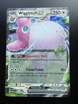 Wigglytuff ex 040/165 Sv: Scarlet & Violet 151 Holo NM/M Pokemon Card - Image 1