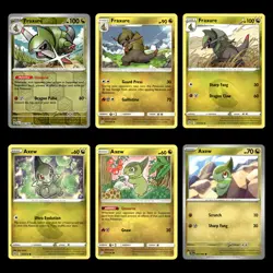 Fraxure Card 45.0 Scarlet Violet Series Shrouded Fable Pokemon Cards Set TCG - Image 1