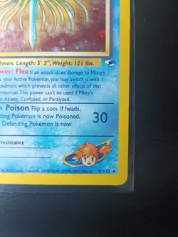 Pokemon TCG Misty's Tentacruel Holo Rare Card 10/132 Gym Heroes MP 💎💎💎 - Image 4
