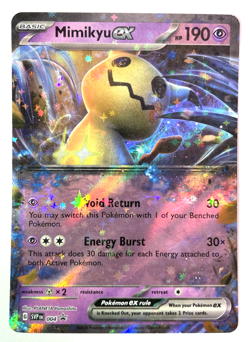 Pokemon Mimikyu ex 004 Sv: Scarlet & Violet Promo Card Holo Rare - Image 1