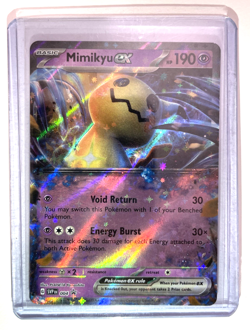 Pokemon Mimikyu ex 004 Sv: Scarlet & Violet Promo Card Holo Rare - Image 3