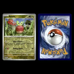 Applin Card 17.0 Scarlet Violet Series Twilight Masquerade Pokemon Cards Set - Image 4