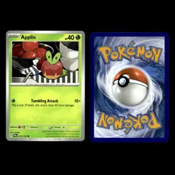 Applin Card 17.0 Scarlet Violet Series Twilight Masquerade Pokemon Cards Set - Image 8