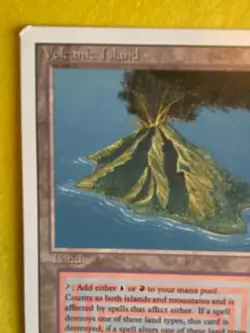 Magic the Gathering MTG Volcanic Island Card Revised Edition Dual Land - Image 2
