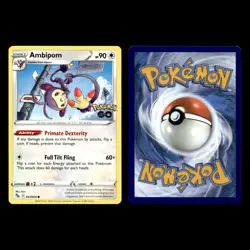 Ambipom Card 138.0 Scarlet Violet Series Twilight Masquerade Pokemon Cards Set - Image 5
