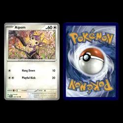 Ambipom Card 138.0 Scarlet Violet Series Twilight Masquerade Pokemon Cards Set - Image 6