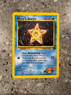 Pokemon TCG Cards Misty's Staryu 92/132 Gym Challenge NM - Image 1