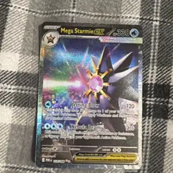 Mega Starmie ex 118/088 Me03: Perfect Order Holo Very Clean Card - Image 1