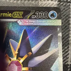 Mega Starmie ex 118/088 Me03: Perfect Order Holo Very Clean Card - Image 3