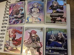 Hololive Official TCG card bulk lot English Quinet Spectrum 350 plus C, U, R, RR - Image 2