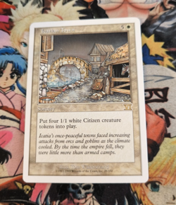 MTG Icatian Town 🇬🇧 🟡 Nm 1999 Magic 6th Sixth Edition White OG Card - Image 1