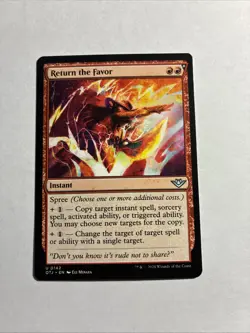 Return the Favor - Outlaws of Thunder Junction MTG Plus Bonus Card!!! - Image 1