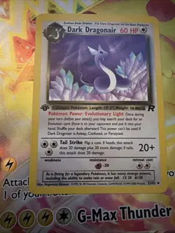 2000 Pokemon Team Rocket - 1st Edition - Dark Dragonair 33/82 - NM Non Holo - Image 1