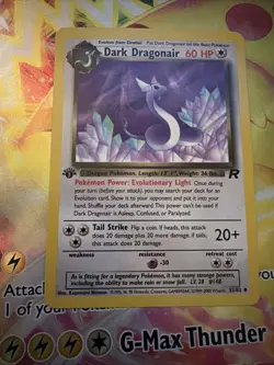 2000 Pokemon Team Rocket - 1st Edition - Dark Dragonair 33/82 - NM Non Holo - Image 2