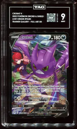 Crobat V TG20/TG30 TAG 9 Lost Origin Pokemon Card - Image 1
