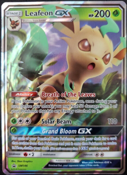 Leafeon GX Black Star Promo - SM146 Sun & Moon - Pokemon TCG - NM-M - Image 1
