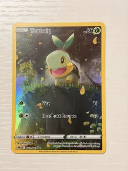 Pokemon TCG Turtwig GG31/GG70 Crown Zenith Galarian Gallery Ultra Rare Holo - Image 1