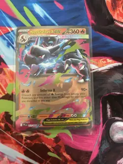 Pokemon TCG Card Lot Mega Charizard X, Woobat, Reshiram, Zweilous, Zekrom - Image 3
