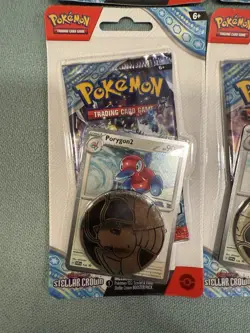 Pokemon TCG - Stellar Crown - Checklane Blister - Lot of 8 - Horsea & Porygon2 - Image 3