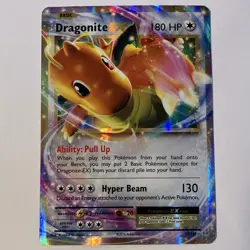 Pokemon Dragonite EX 90/97 Dragon Holo Ultra Rare Stage 2 HP 150 2016 - Image 1