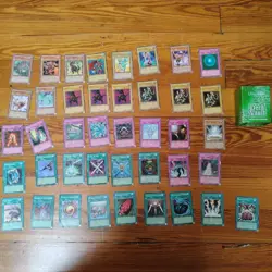 Yugioh Card Lot Of 41 Earth Dark Wind Water Trap Spell Metal Box - Image 1
