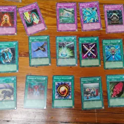 Yugioh Card Lot Of 41 Earth Dark Wind Water Trap Spell Metal Box - Image 4