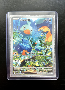 Ducklett 109/086 Illustration Rare - 2025 SV White Flare NM - Pokemon TCG - Image 1