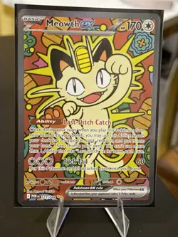 Meowth ex 121/088 ENGLISH Special Illustration Rare - Perfect Order SIR Pokemon - Image 3