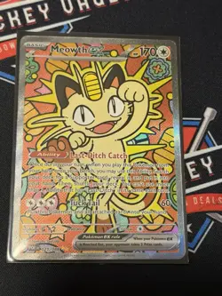 Meowth ex 121/088 ENGLISH Special Illustration Rare - Perfect Order SIR Pokemon - Image 4