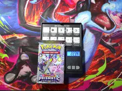 HEAVY! GOD PACKUU SIRUU 22.34g Prismatic Evolutions Pokemon Booster - Image 1