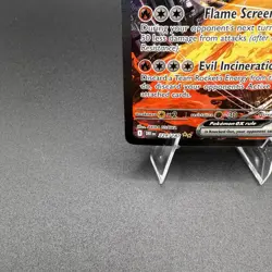 Pokemon Team Rocket's Moltres ex Full Art Holo 229/182 Destined Rivals Stamp - Image 4