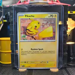 Pikachu Temporal Forces Pokemon TCG 051/162 Scarlet & Violet SV05 Common - Image 1